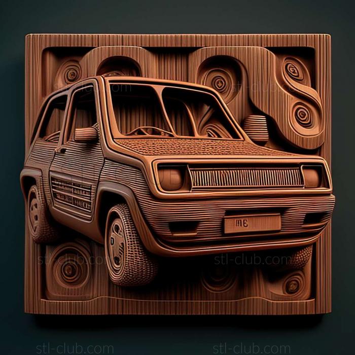 3D мадэль Fiat Panda (STL)